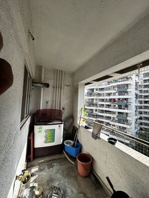 Balcony in 2 BHK Apartment at Vedant Kingston Aura, Handewadi – for Rent