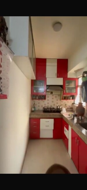 Kitchen in 3 BHK Apartment at SCC Heights, Raj Nagar Extension – for Sale