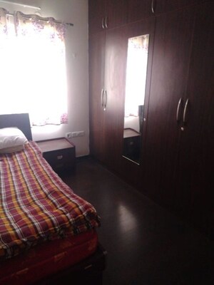 Bedroom in 2 BHK Apartment at Ramky One North, Yelahanka – for Rent