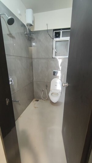 Bathroom in 2 BHK Apartment at Malhar 24 East, Sanpada – for Rent