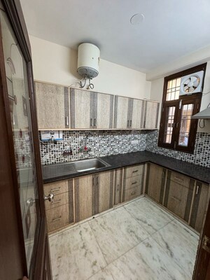 Kitchen in 3 BHK Apartment at Khirki Extension – for Rent