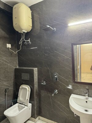 Bathroom in 3 BHK Apartment at Khirki Extension – for Rent