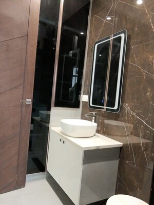 Kitchen in 4 BHK Builder Floor at Sushant Lok I – for Sale