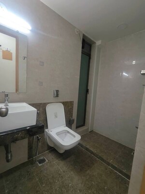 Bathroom in 2 BHK Apartment at Raj Infinia, Malad West – for Rent