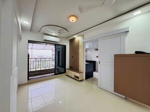 Living Room in 1 BHK Apartment at Ghanshyam Palace Vasai, Vasai West – for Sale