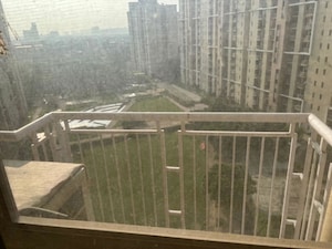 Balcony in 3 BHK Apartment at Unitech Uniworld Gardens 2, Sector 47 – for Rent