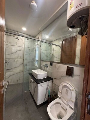 Bathroom in 3 BHK Builder Floor at Sector 21 – for Rent