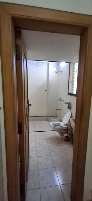 Bathroom in 2 BHK Apartment at Ankur Building, Malad West – for Rent