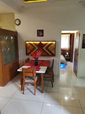 Dining area in 4 BHK Apartment at Darshanam Splendora 2, Bhayli – for Sale