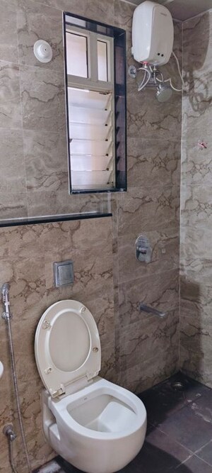 Bathroom in 2 BHK Apartment at Nyati Elysia, Kharadi – for Rent