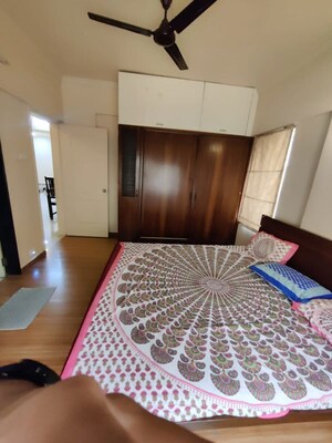 Bedroom in 2 BHK Apartment at GK Rose Rythm, Pimple Saudagar – for Rent