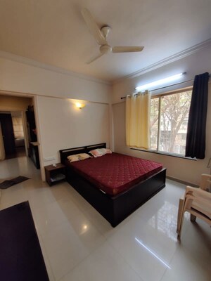 Living Room in 2 BHK Apartment at GK Rose Rythm, Pimple Saudagar – for Rent