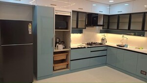 Kitchen in 3 BHK Apartment at SMR Vinay Iconia Hyderabad, Kondapur – for Rent