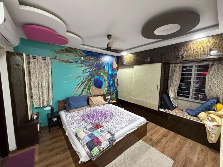 Bedroom, rajapushpa-regalia 3 Bedroom 1259 Sq.Ft. Apartment In Kokapet Hyderabad 10625791