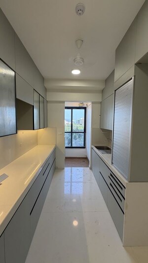 Building Lobby in 4 BHK Apartment at Kalpataru Magnus, Bandra East – for Rent