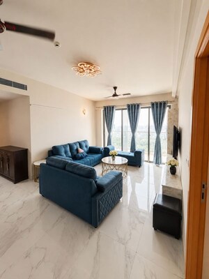 Living Room in 3 BHK Apartment at M3M Heights, Sector 65 – for Rent