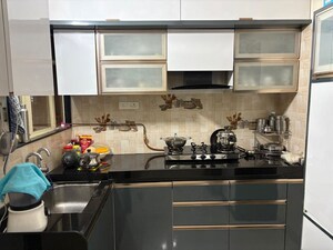 Kitchen in 2.5 BHK Independent House at Shubhashree Woods Row Houses, Pimpri – for Rent