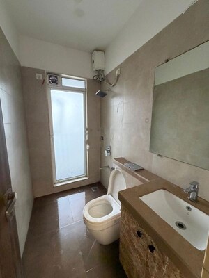 Bathroom in 3 BHK Apartment at Kalpataru Magnus, Bandra East – for Rent