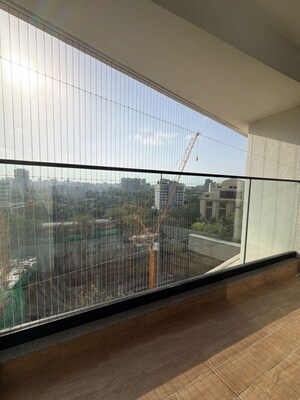 Balcony in 3 BHK Apartment at Kalpataru Magnus, Bandra East – for Rent