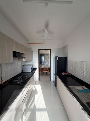 Kitchen in 3 BHK Apartment at Kalpataru Magnus, Bandra East – for Rent