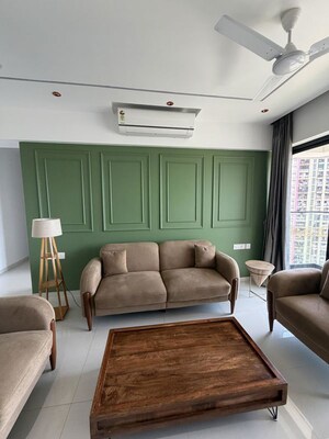 Living Room in 3 BHK Apartment at Kalpataru Magnus, Bandra East – for Rent