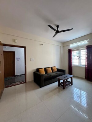 Living Room in 1 BHK Builder Floor at Indiranagar – for Rent