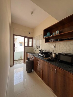 Kitchen in 1 BHK Builder Floor at Indiranagar – for Rent