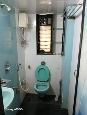 Bathroom in 2 BHK Apartment at Riddhi Garden, Malad East – for Rent