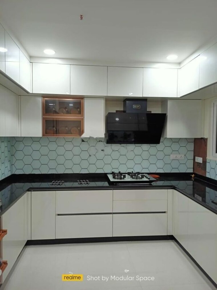 Kitchen, bricks-skywoods 3 Bedroom 1613 Sq.Ft. Apartment In Tellapur Hyderabad 10625882