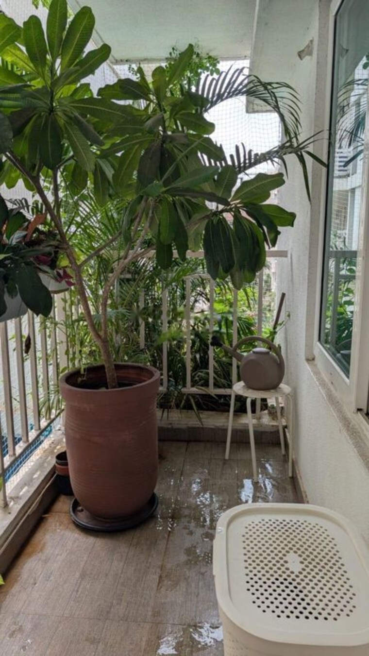 Balcony, svc-tree-walk 3 Bedroom 1400 Sq.Ft. Apartment In Kondapur Hyderabad 10625916