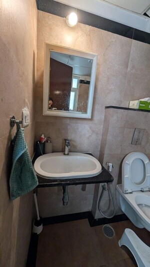 Bathroom in 3 BHK Apartment at SVC Tree Walk, Kondapur – for Rent