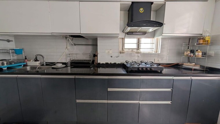 Kitchen, svc-tree-walk 3 Bedroom 1400 Sq.Ft. Apartment In Kondapur Hyderabad 10625916