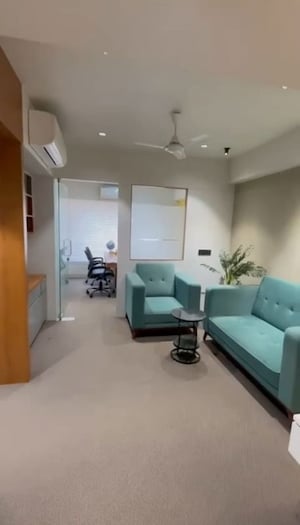 Living Room in  Office Space at Shyamal – for Rent