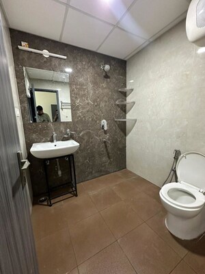 Bathroom in 1 RK Builder Floor at Sector 55 – for Rent
