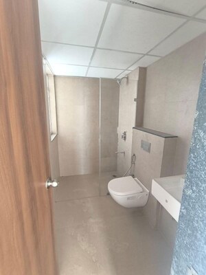 Bathroom in 2 BHK Apartment at Runwal The Central Park, Chinchwad – for Rent