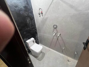 Bathroom in 3 BHK Builder Floor at Uttam Nagar – for Rent