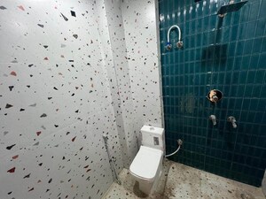 Bathroom in 3 BHK Builder Floor at Uttam Nagar – for Rent