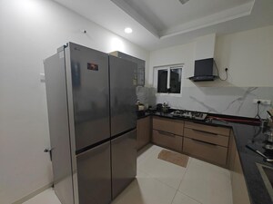 Bathroom in 3 BHK Apartment at Rajapushpa Eterna, Nanakramguda – for Rent