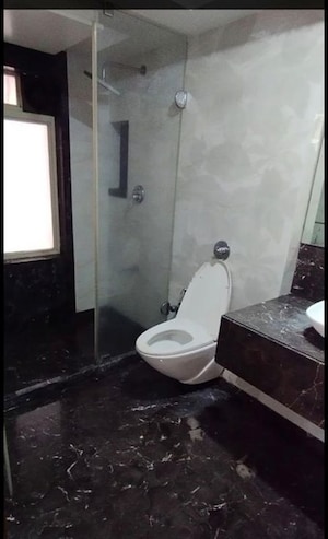 Bathroom in 3 BHK Apartment at K Raheja Vistas, Powai – for Rent