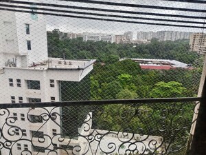 Balcony in 2 BHK Apartment at GHP Crystal Court, Powai – for Rent