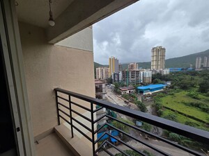Balcony in 3 BHK Apartment at DB Parkwoods, Kasarvadavali – for Rent