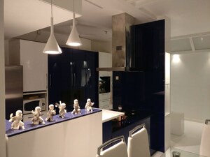 Kitchen in 3 BHK Apartment at Lodha Luxuria Priva, Majiwada – for Sale