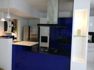 Kitchen in 3 BHK Apartment at Lodha Luxuria Priva, Majiwada – for Sale