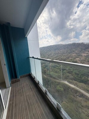 Balcony in 2 BHK Apartment at Megapolis Serenity, Hinjewadi – for Rent