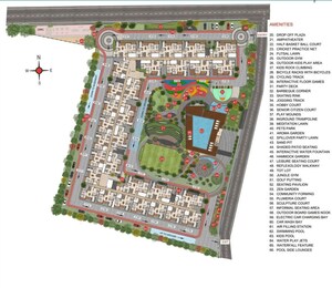 Master Plan in 2 BHK Apartment at Casagrand Zaiden, Talaghattapura – for Sale