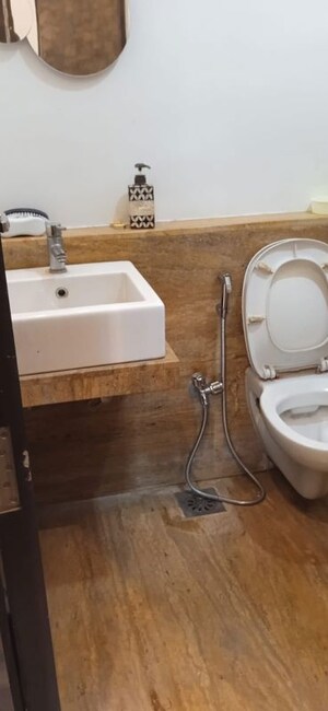 Bathroom in 3 BHK Apartment at Aster Tower, Goregaon East – for Rent