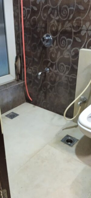 Bathroom in 3 BHK Apartment at Aster Tower, Goregaon East – for Rent