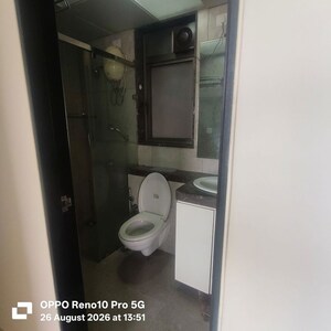Bathroom in 2 BHK Apartment at L&T Emerald Isle, Powai – for Rent