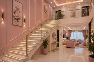 Staircase in 4 BHK Independent House at Vazhakkala – for Sale
