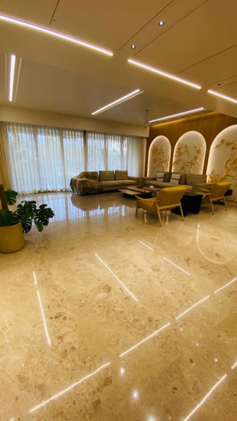 Living Room, vihav-keystone-skyvillas 4 Bedroom 4180 Sq.Ft. Apartment In New Alkapuri Vadodara 10626783